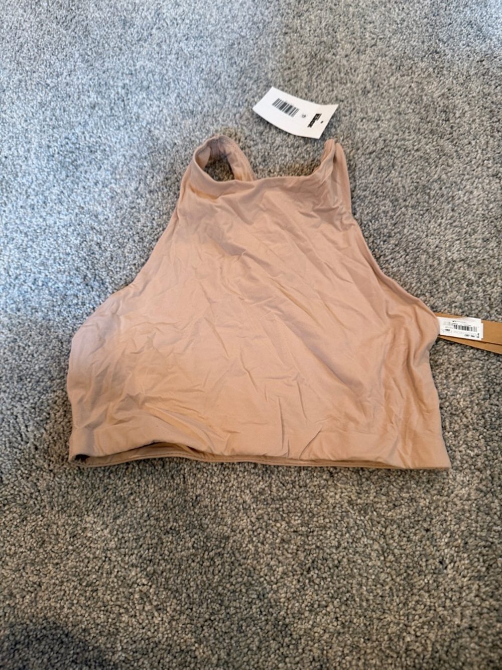 SKIMS Nude High Neck Bralette